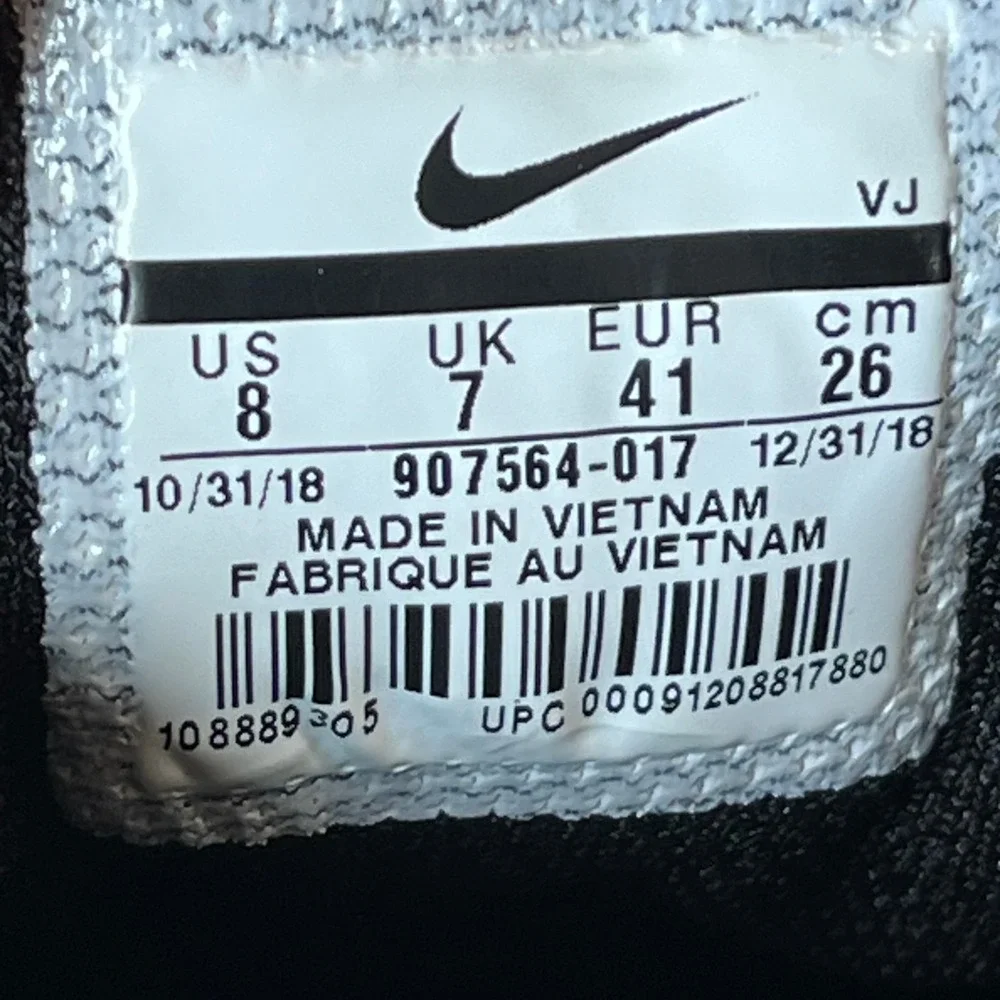 Nike Zoom Rival S9 Track Spikes Black Mens 8 UK 7 EUR 41‎